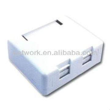 86Type RJ45 Single Port Faceplate